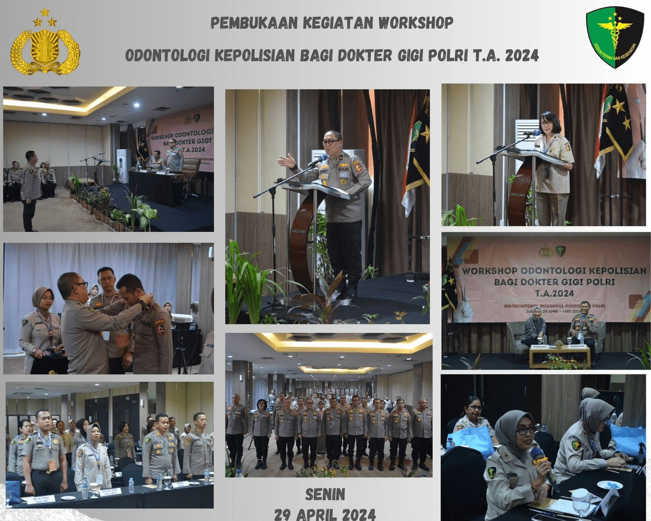 Workshop Odontologi Kepolisian bagi Dokter Gigi Polri T.A. 2024