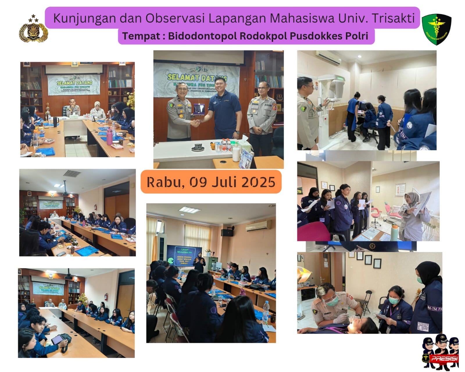 Kunjungan dan Observasi Lapangan Mahasiswa Universitas Trisakti  T.A 2025