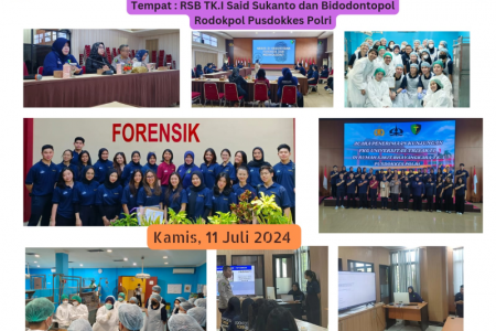 Kunjungan Lapangan Mahasiswa Peminatan Odontologi Forensik Universitas Trisakti TA. 2024